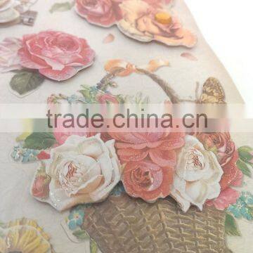 Paper 3D Sticker, Hot Sale 3D Decoupage Stickers, Craft Gift Sticker for Decoration photo-4