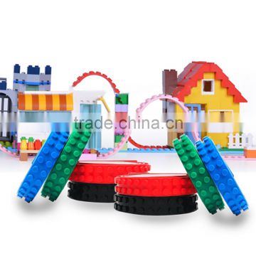 2017 Customerized Silicone Building Blocks Toys for Children