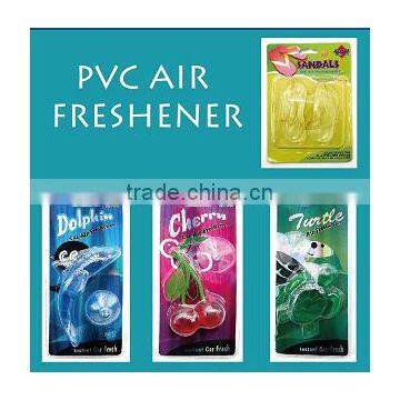 2016 good quality plastic GEL car air freshener/freshner