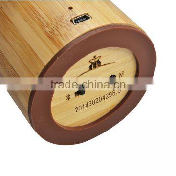 Portable Wireless Bamboo Bluetooth Speaker photo-3