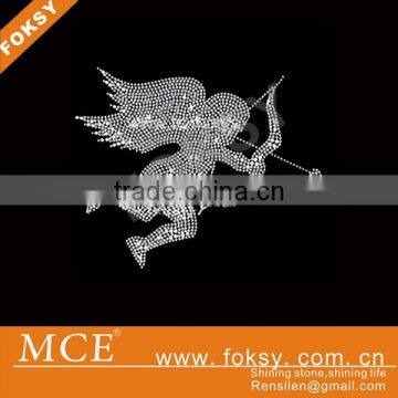 Cupid Crystal Hot Fix Rhinestone Transfer, Rhinestone Motif