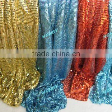 4mm Colorized Metal Sequin Cloth for Curtain