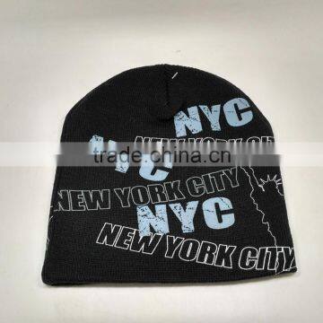 The Statue of Liberty English Letter Stamp British Style Wool Hat Wool Insulation Sleeve Cap Ear Cap photo-2