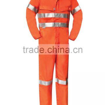 Working Suits Of Orange Colors For Workwear Reflective Safety Coverall photo-4