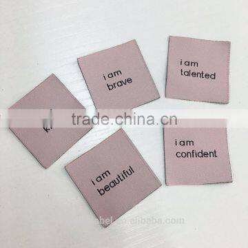 2017 Custom High Quality Damask Woven Label Clothing Label