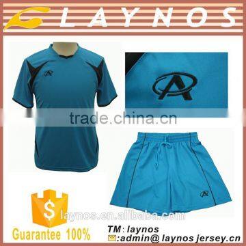 2015 Hot Selling Wholesale Cheap Football Uniform Newest Soccer Jersey Set photo-2