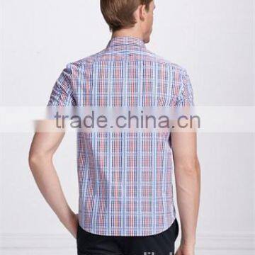 Egyptian Cotton Plaid Men Shirt SHL104 photo-2