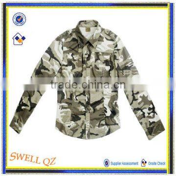 fashion multi-functional military camouflage shirt