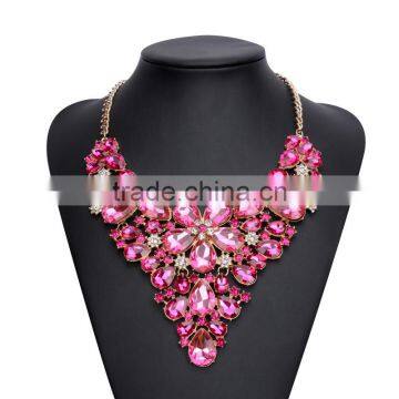 Luxury Crystal Gems Women Collar Necklace Jewelry photo-2