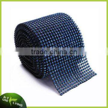 2016 Bling Plastic Crystal Rhinestone Mesh Hotfix Trimming Iron On Crystal Patches photo-5