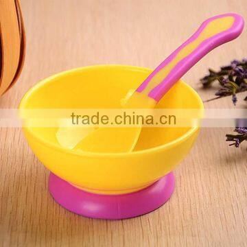 2017 Wholesale baby feeding sets high quality baby bowl with spoon