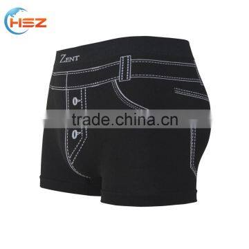 HSZ-0015 Excellcent Design Men Hot Printed Underwear Fashion Show Shantou Top Quality Boy Custom Boxer Briefs Shorts