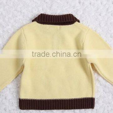 Trim Contrast Color Knitwear Modern Poloshirt Collar Sweater Pullover photo-4