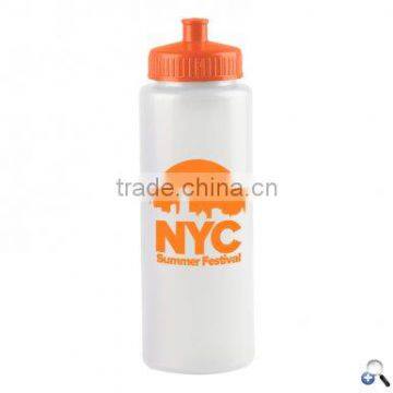 USA Made 32 oz Sports Bottle With View Stripe And Push Pull Lid - BPA/BPS-free, FDA Compliant and Comes With Your Logo photo-2
