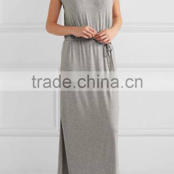 Sleepwear Women! High Quality Soft Viscose Blend Lace-Paneled Stretch Jersey Nightdress photo-2