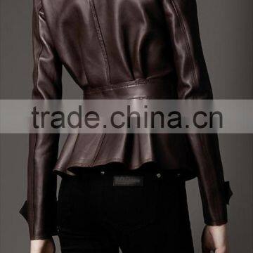 Women New/latest Design Autumn Wool Sheep Pure Leather Jacket/outwear photo-2