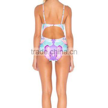 2017 New Fashion Printed Magical Mesh Lady Summer Swimmwear photo-3