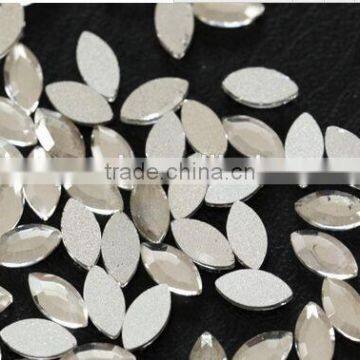Clear White Flat Back Crystals Flatback Glass Bling Nail Rhinestone Nail Art photo-5