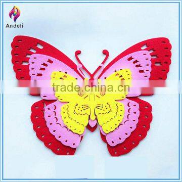 eco-friendly felt butterfly die cut felt shapes