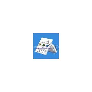 Cosmetic Acrylic Product Display / Name Card Holder With Brochure Pocket