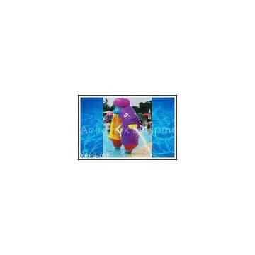 Fiberglass, PVC Kids Recreation Waterpark Equipments, Pencil Spray Park Equipment