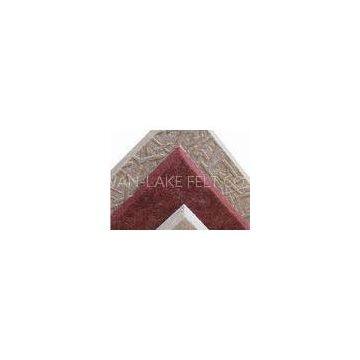 Fireproof Embossed Polyester Fiber Acoustic Panel with Needle Punched Technic