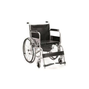 #JL609LU – Lightweight Aluminium Commode Wheelchair With 18\