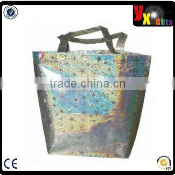 Cheap Wholesale Bulk Promo Polyester Tri Band Tote Bags