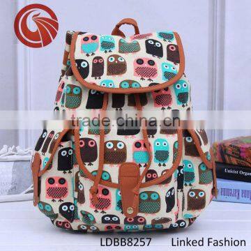 Leisure School Bag Geometric Pattern Retro Vintage Canvas Boho Bohemian AztecZTEC Backpack Bag photo-4