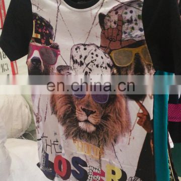 High Quality Modal and cotton Blank Cotton Sublimation Shirt Combed Cotton Jersey T-shirt