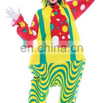 Wholesale Christmas Colorful Clown Costumes