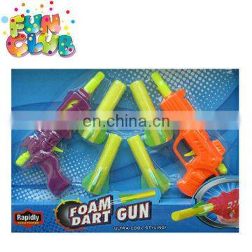 shooting game yellow soft bullet gun toy for kids