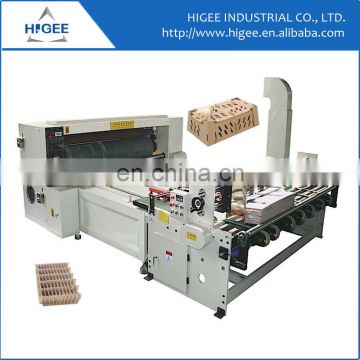 Corrugating carton printing die cutting machine egg carton forming machines