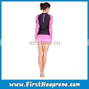 Factory Outlet Whole Sale Colorant Match Long Sleeve Rash Guard photo-2