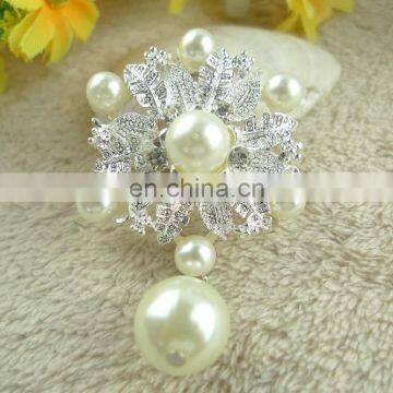 2015 new arrival Brooch type product bridal pearl brooch