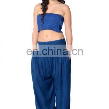 Blue colour casual yoga Pants/Trousers Aerobic dance trouser