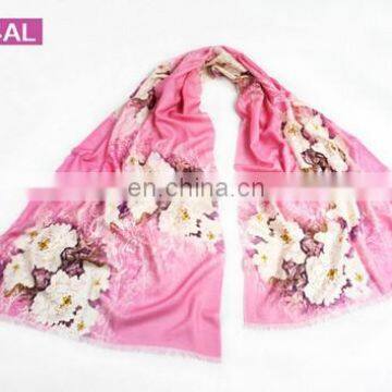 digital priting 100%wool pashmina scarf