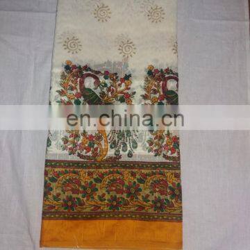 Traditional Printed Cotton Party Wear Saree