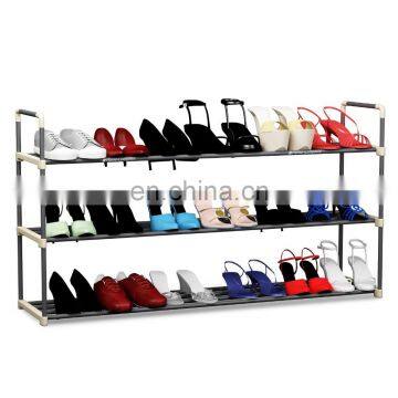 heavy duty clamp bracket steel wire glass shoes shelf