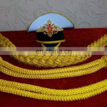 Military Chin Cord, Cap cord, Tassels Cord, Bands Cords and Straps, Military cap cord, army cap cord, hat cord, Premium Quality