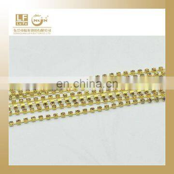 Rhinestone Brass Cup Chain photo-2