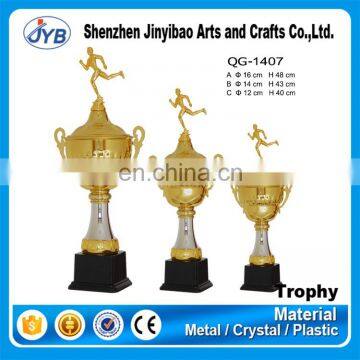 creative design metal running top sport awards trophy cup