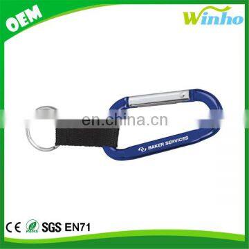 Winho Anodized Carabiner With Nylon Strap photo-4