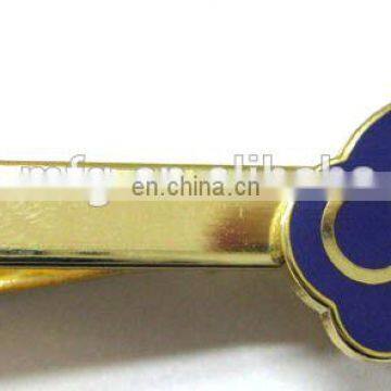 fashionable metal promotional wholesale tie bar,custom tie bar