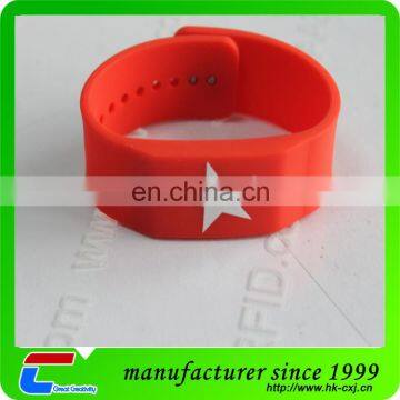 Cheap Waterproof Reusable Silicone Rfid Wristband,silicone Wristband Rfid photo-2