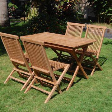 Weatherproof Modern Outdoor Furniture Teak Outdoor Furniture Customized