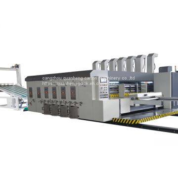 Automatic Flexo Printing Slotting Die Cutting with Stacker