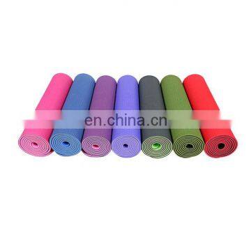 Single or double layers high quality TPE eco yoga mat