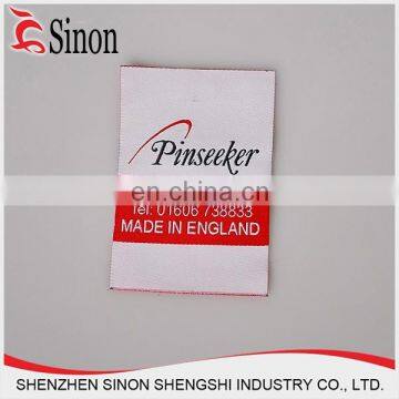 famous clothing logos wholesale garment woven label