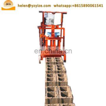 Manual Hollow Concrete Block Making Machine for Sale in Cebu Philippines Cement Brick Making Maker Machine Price in India Ghana